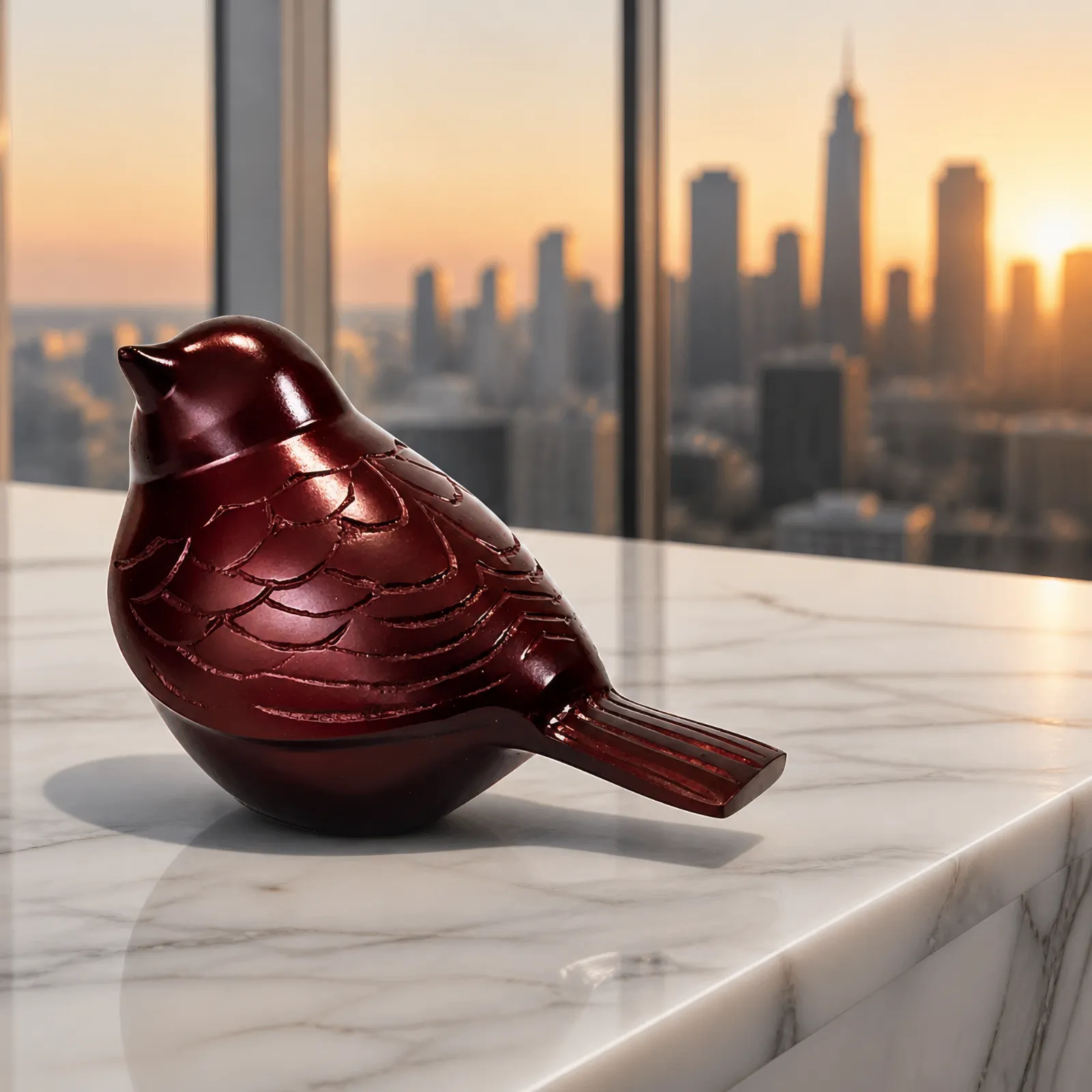 Crimson Bird Keepsake Cremation Urn wholesale cremation urn — photo 2