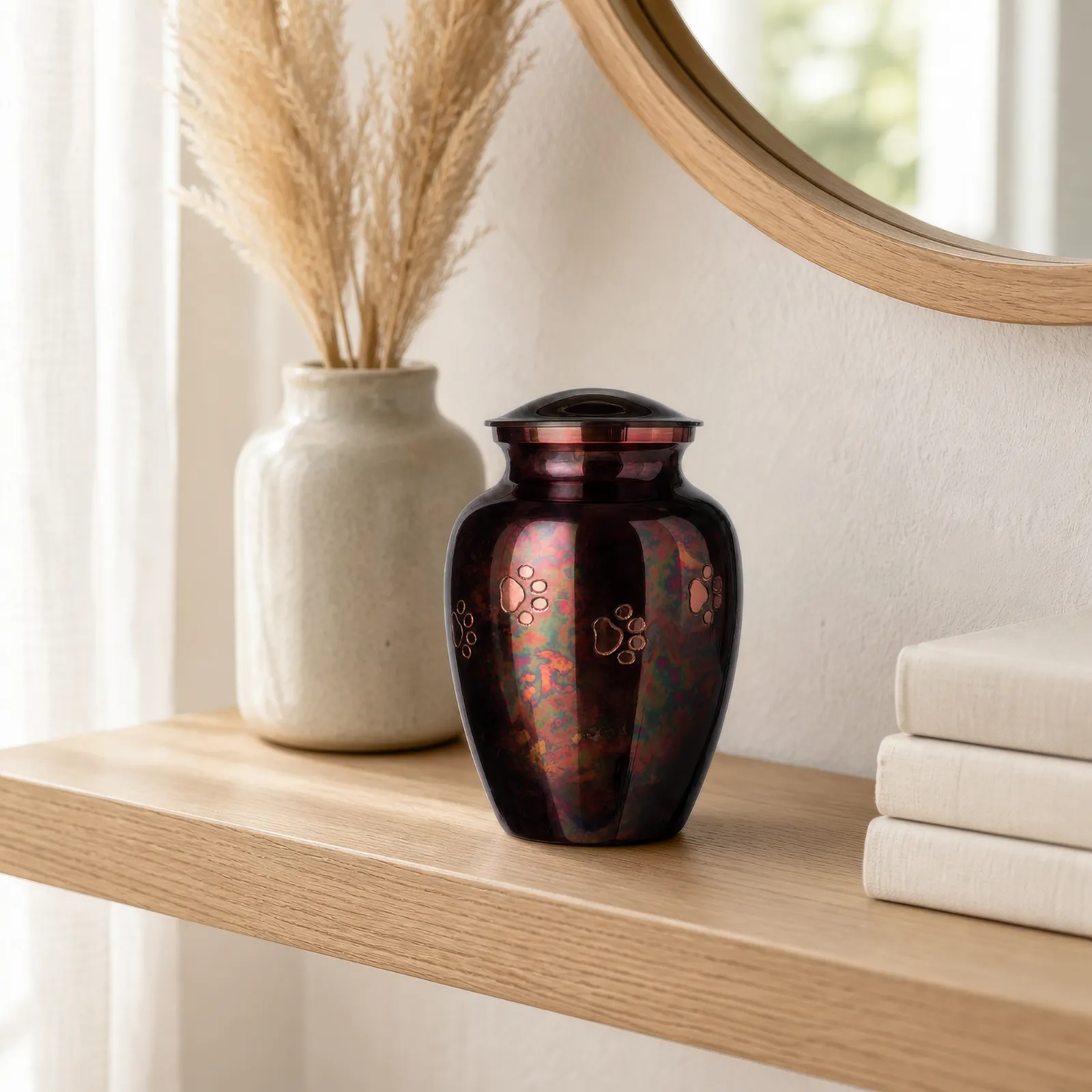 Raku Paw Print Pet Cremation Urn wholesale cremation urn — photo 3