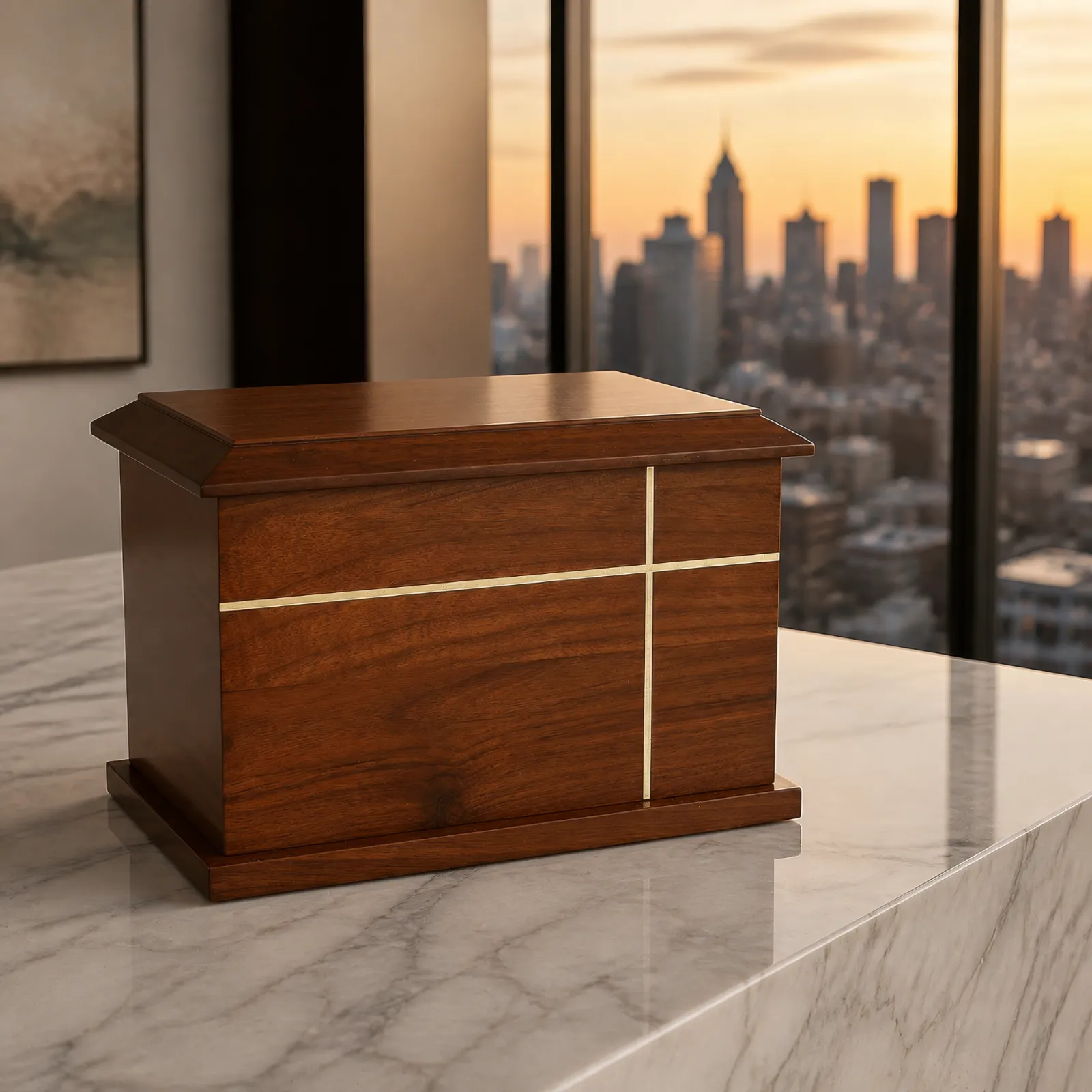 Solid Wood Cremation Urns